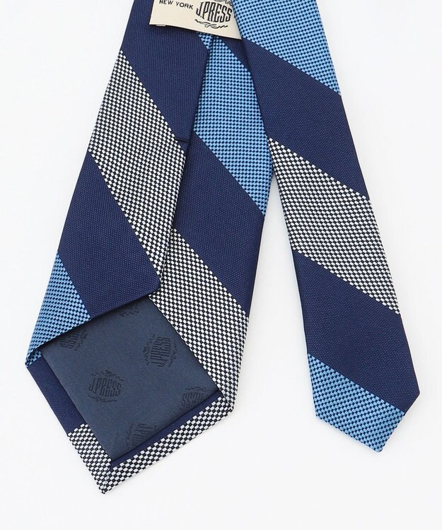 J.PRESS MEN 【STRUCTURE MIX COLLECTION】レジメンタル ネクタイ スカイブルー系2