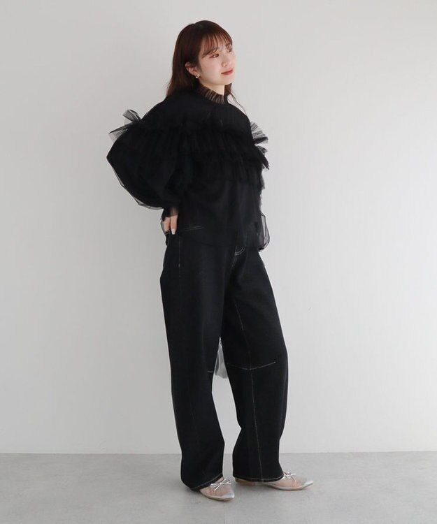 Green Parks ・ＥＬＥＮＣＡＲＥ　ＤＵＥ　チュールドッキングブラウ Black