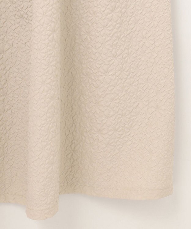 SHARE PARK LADIES 小花フクレジャガードキャミワンピース ライトグレー系