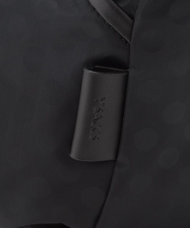 Y'SACCS Polka Dots　パイピングポケット2WAYミニトート ブラック