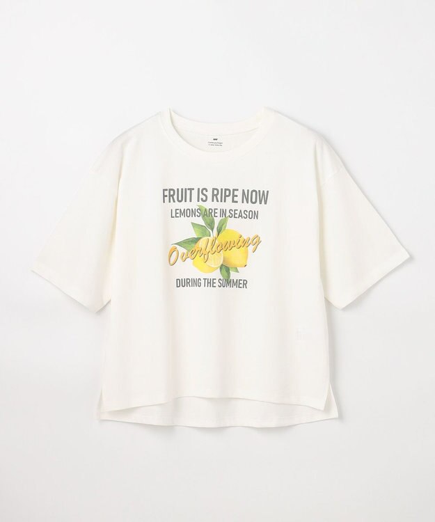 ANY ANYファンクションロゴTシャツ オフレモン