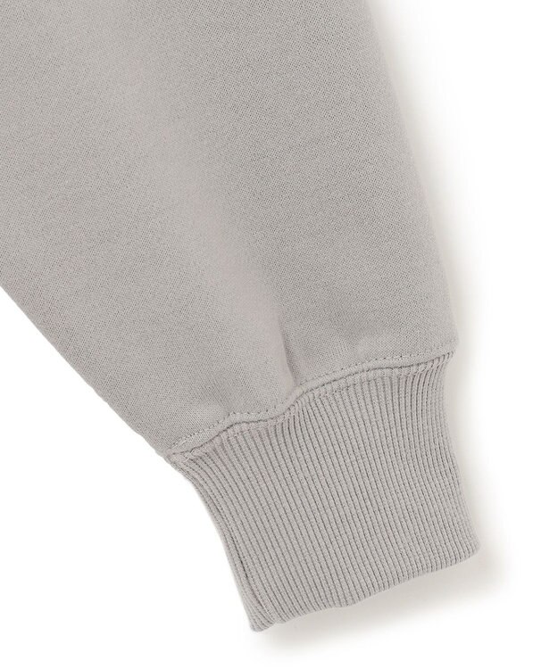 J.PRESS YORK STREET 【UNISEX】フルジップ裏毛ロゴパーカー ベージュ系