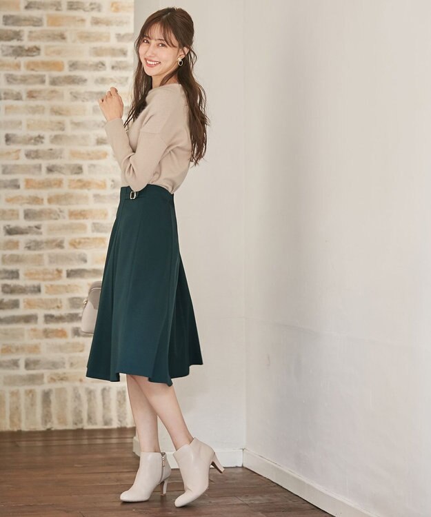 ANY SIS 【美人百花11月号掲載】クリアシェル イヤリング ゴールド