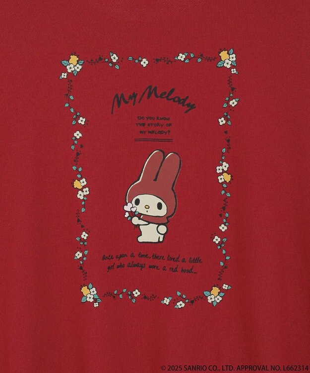 earth music&ecology マイメロディ＆クロミ／ｅａｒｔｈ　レトロアートスウェット Red