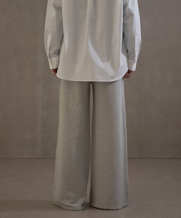 WEGO 【ウエストゴム】ダメージスウェットバギーパンツ 杢グレー