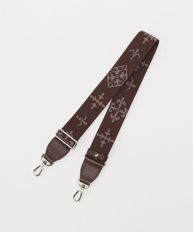 russet アレンジショルダーベルト［Monogram］(CE-1099) D.Brown2（シルバー金具）