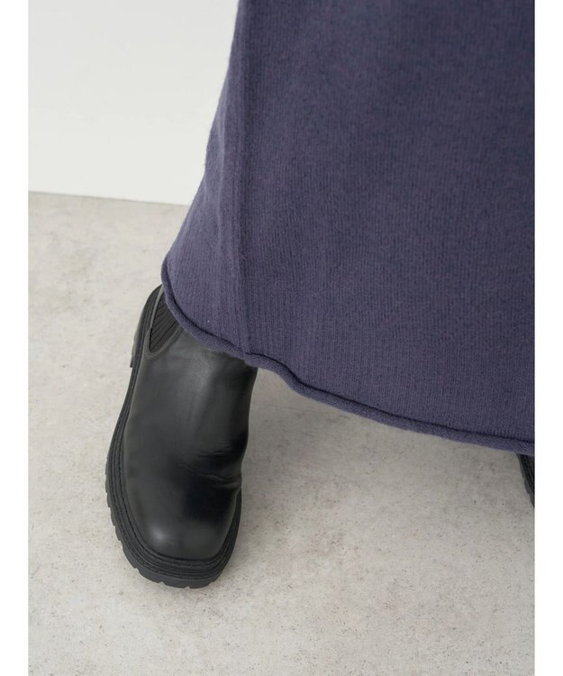 earth music&ecology ＦＬＵＦＦＹハイネックワンピース Navy