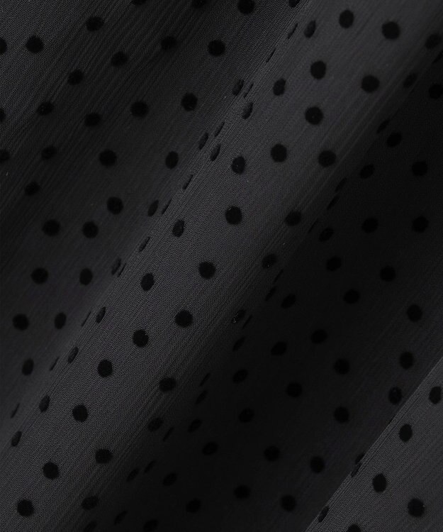 23区 S 【APPLAUDIR】シアードットフロッキー ドレス ブラック系