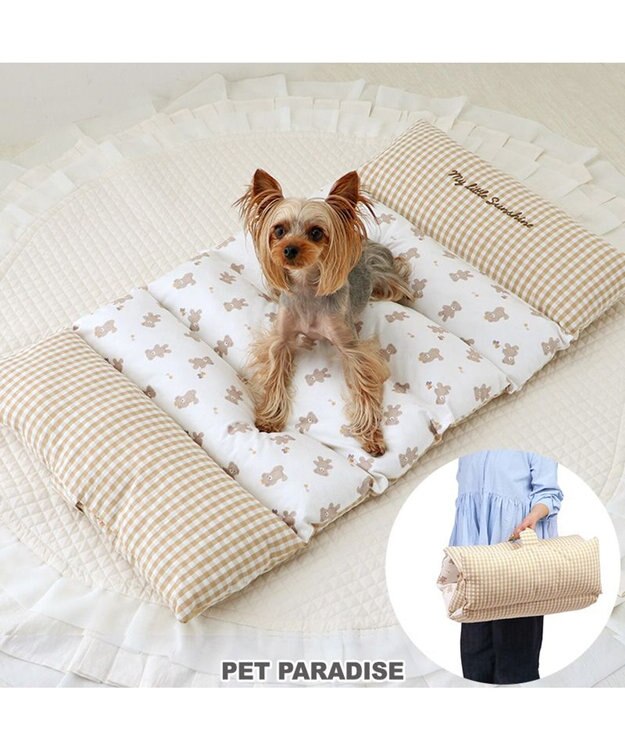 PET PARADISE ペットパラダイス ごろ寝マット 《くまちゃん柄》 小型犬