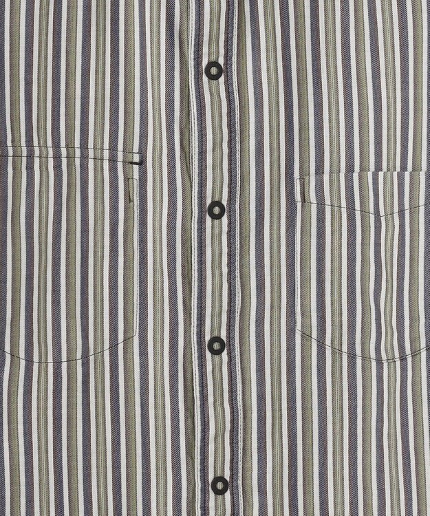 JOSEPH ABBOUD 【キングサイズ・2WAY】リバーシブルシャツ カーキ系