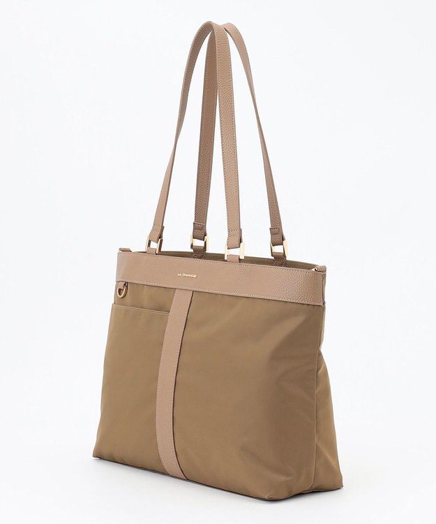 LA BAGAGERIE コンビ2WAYトートバッグ MEDIUM ベージュ