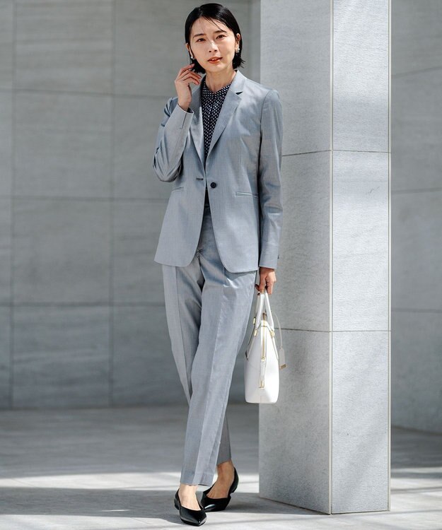 23区 パールモチーフ付 パンプス ブラック系