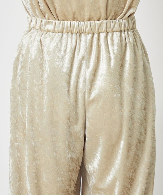 NAVE 【ReNAVE】クラッシュベロア パンツ ライトベージュ系