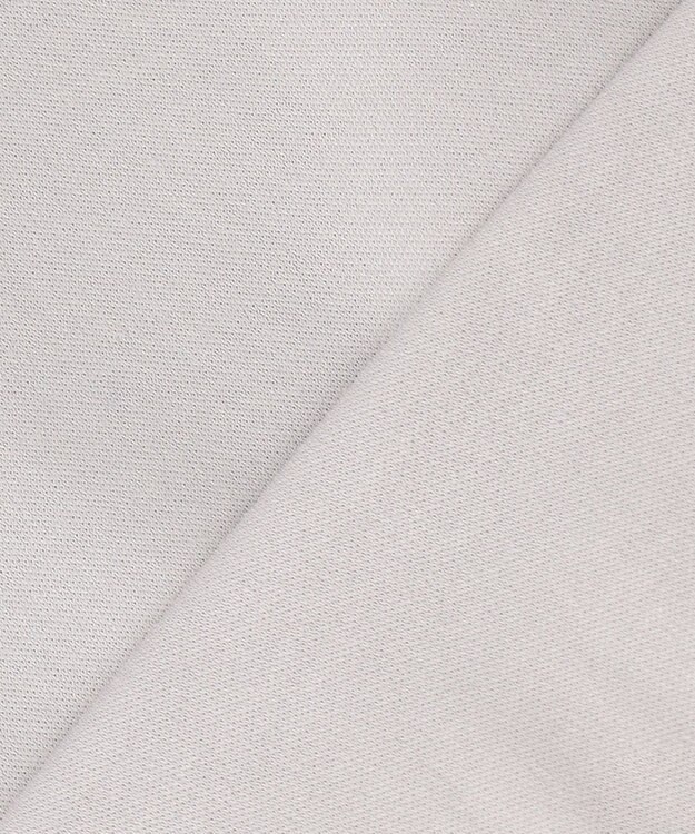 自由区 L スムースコンビ ボリューム袖カットソー ライトグレー系