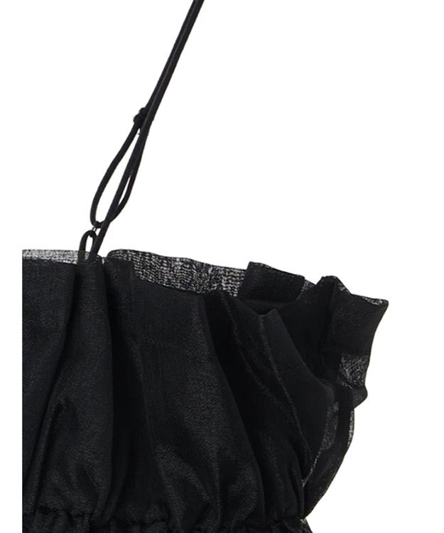 Green Parks シアーキャミビスチェ Black