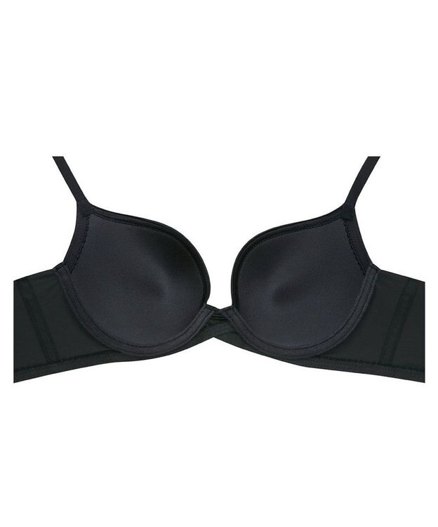 WACOAL ブラジャー 【EverChic】 モールドカップ Ｔシャツブラ 背中に段差がつきにくい サイズや体型特徴に合わせた設計 レディース BRB494 /ワコール ブラック