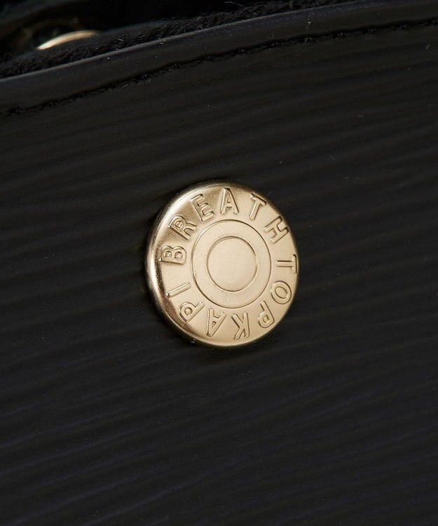 TOPKAPI 【Breath TOPKAPI】RIPPLE リプル ナイロン コンビ ベルト デザイン トートバッグ ブラック