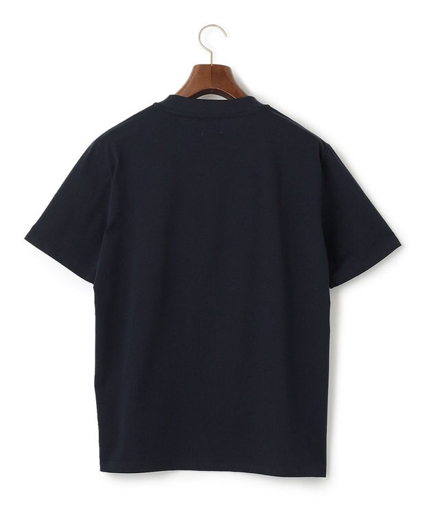 J.PRESS MEN ヴァーティカルケーブルTシャツ ネイビー系