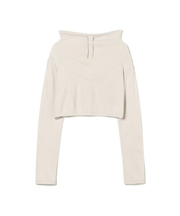 Chacott ハイネックショートトップ グレージュ