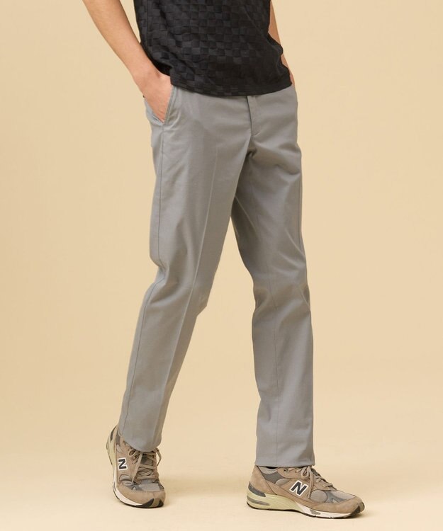 J.PRESS MEN 新色【ストレッチ】ハイパワーシャンブレードビー パンツ ダルブルー系