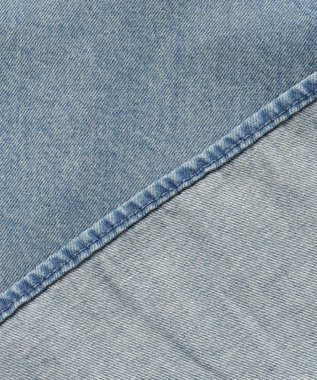 23区 L 【SLOW/一部店舗限定】2WAY ダンガリー シャツ スカイブルー系