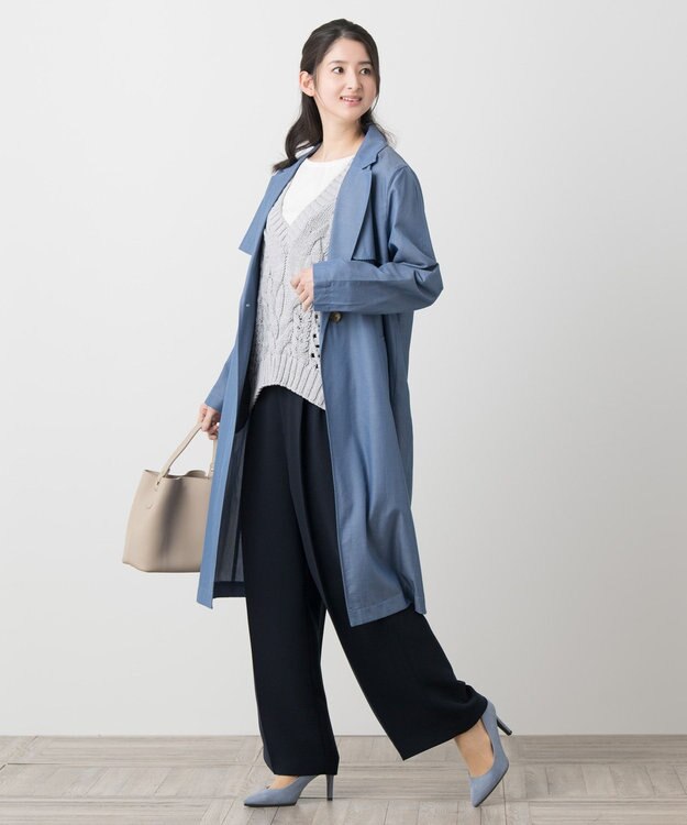 ONWARD Reuse Park 【any FAM】コート春夏 ブルー