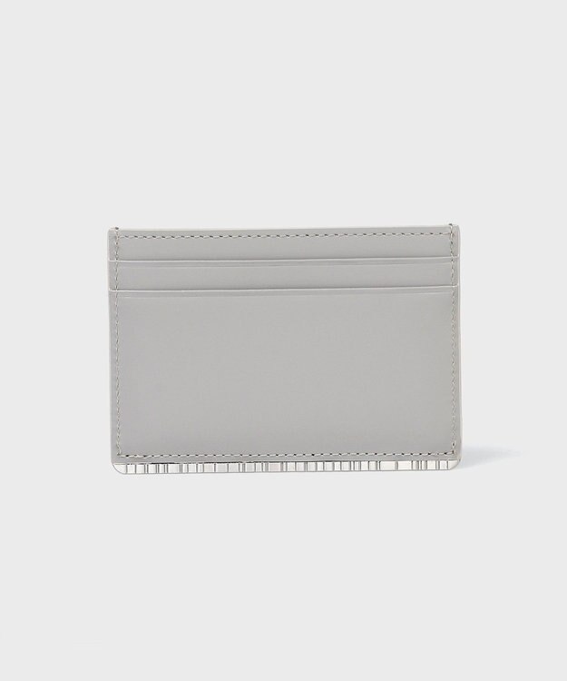 Paul Smith メタルシャドーストライプパスケース ライトグレー