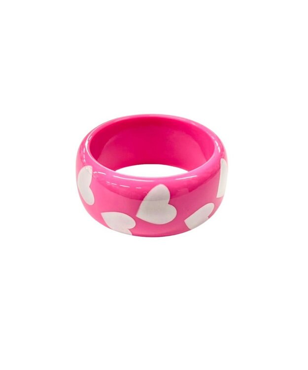 WEGO Lモチーフパターンアクリルバングル 柄4