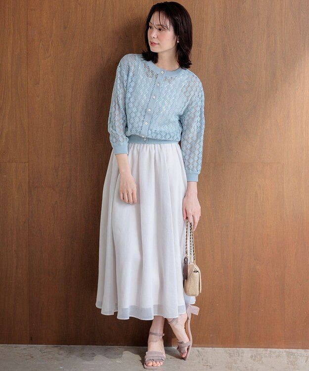 組曲 S 【先行予約】カラーボイル スカート エクリュ系