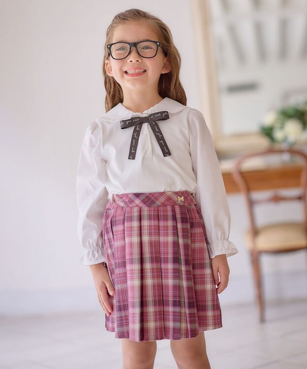 ANY KIDS セーラーカラー ブラウス ホワイト