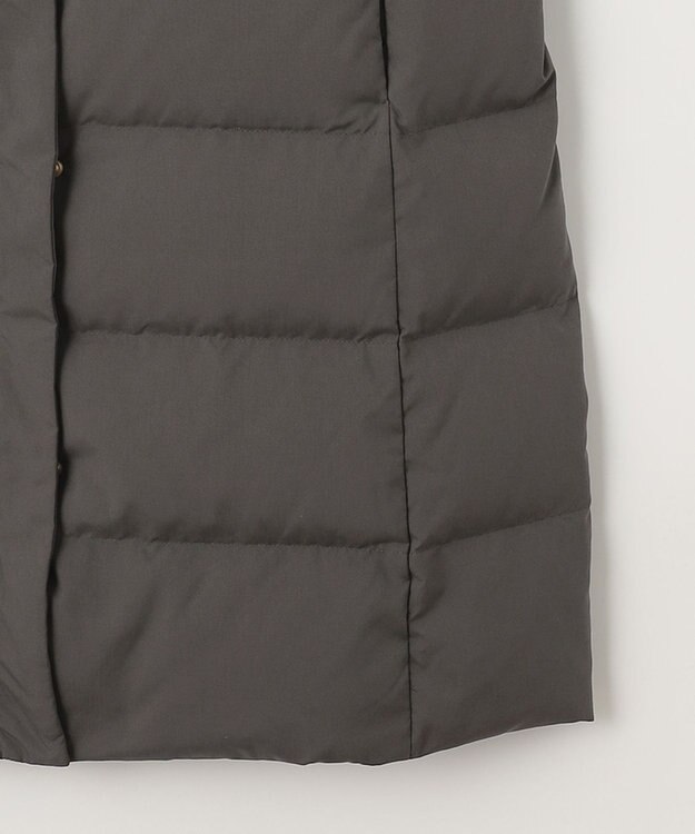 J.PRESS LADIES S ブラッシュドマルチポリ ロング ダウンコート グレー系