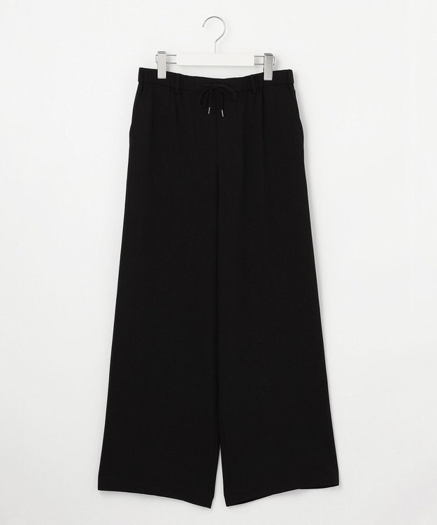 J.PRESS LADIES 【セットアップ対応・人気素材】Light ジョーゼット イージー パンツ ブラック系