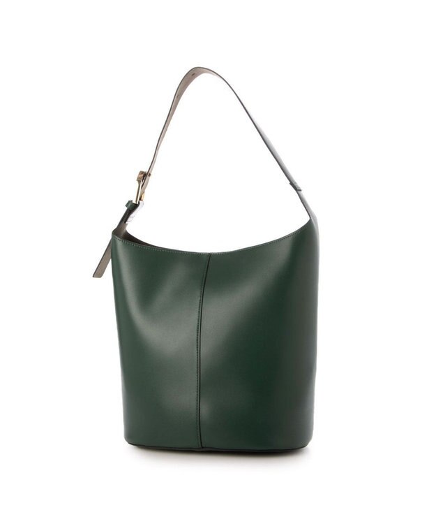 UNBILLION カシュカシュ cachecache / ビッグバックルバケツショルダー グリーン