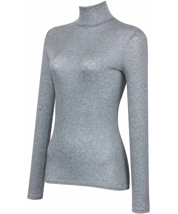 WACOAL あったかインナー 肌あたりがやさしい あたたかい 長袖 アウタータイプ レディース CLD727 /ワコール グレー