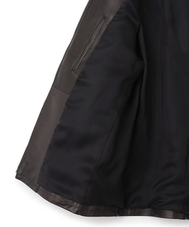 JOSEPH HOMME  【HIGH GRADE LINE】エアーカウレザー　シングルライダース ブラック系