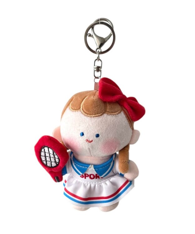 WEGO おしゃれガールぬいぐるみキーホルダー 柄3