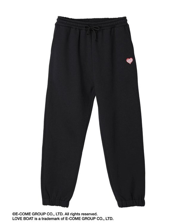 Green Parks ■別注　ＬＯＶＥ　ＢＯＡＴ　スウェットパンツ Black