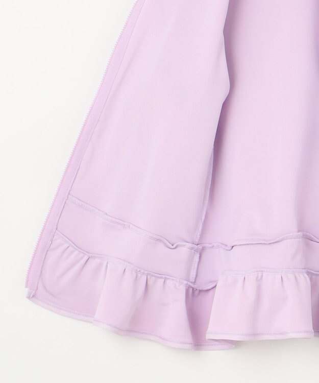 ANY KIDS 裾フリル ラッシュガード ラベンダー