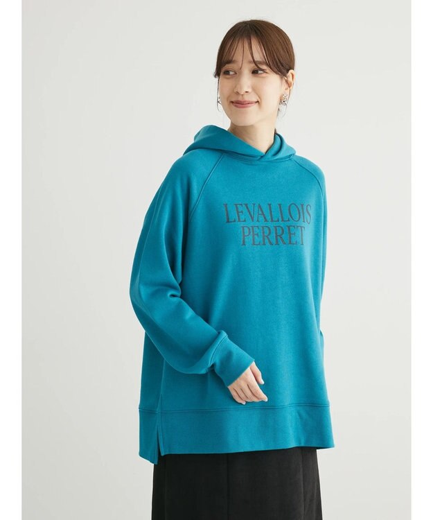 Green Parks 裏起毛パーカー Blue