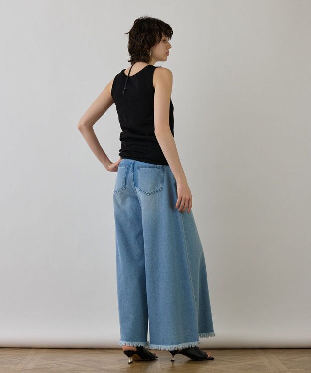 GRACE CONTINENTAL クルーニットトップ ブラック