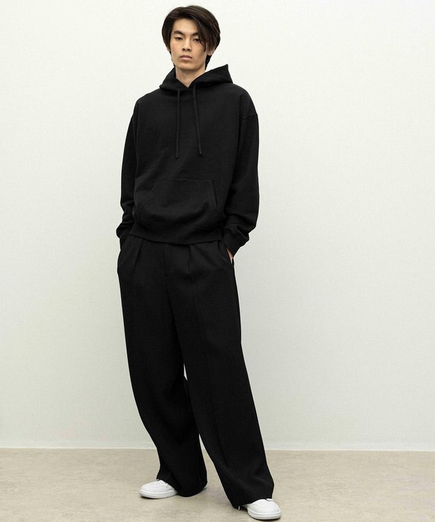 NAVE 【ReNAVE】スーピマ裏毛 パーカー ブラック系