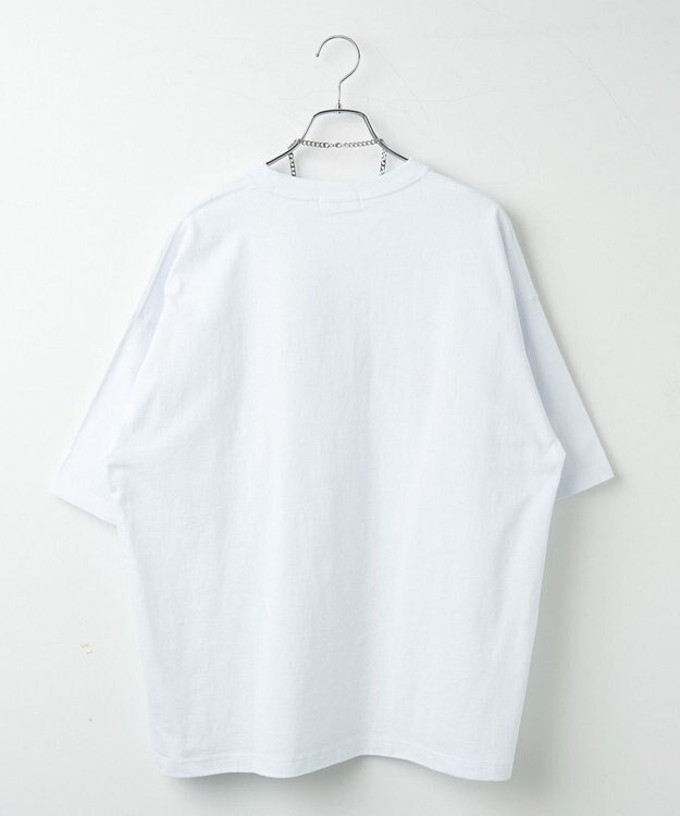 WEGO 【ユニセックス着用ITEM/ネックレス付き】アクセ付きグラフィックT（S） ホワイト