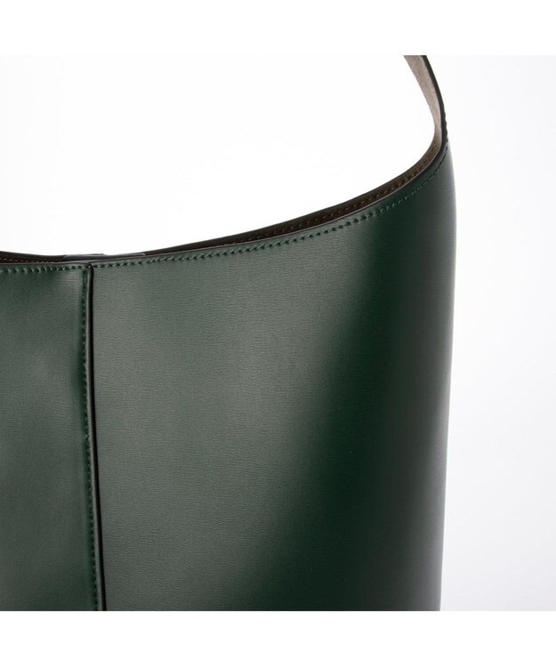 UNBILLION カシュカシュ cachecache / ビッグバックルバケツショルダー グリーン