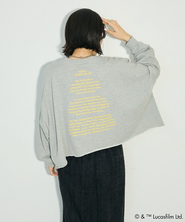 Green Parks ＳＴＡＲ　ＷＡＲＳ／メタルプリントスウェット Gray Mixture