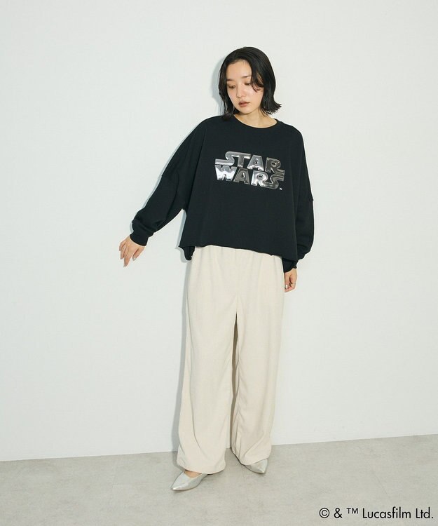 Green Parks ＳＴＡＲ　ＷＡＲＳ／メタルプリントスウェット Black