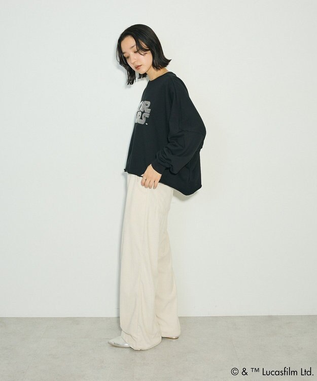 Green Parks ＳＴＡＲ　ＷＡＲＳ／メタルプリントスウェット Black