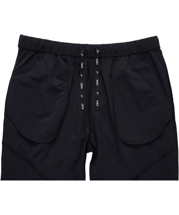 CW-X 【MEN】 CW-X メンズ ロングパンツ はっ水(本体) 調節可能なウエストひもつき UVカット率90％以上（本体） ボトムス 足首丈 スポーツ DHO209 /ワコール ブラック