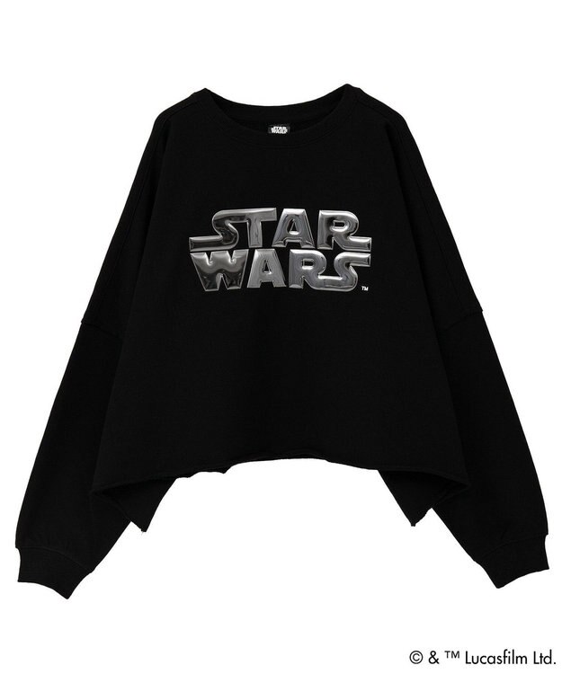 Green Parks ＳＴＡＲ　ＷＡＲＳ／メタルプリントスウェット Black