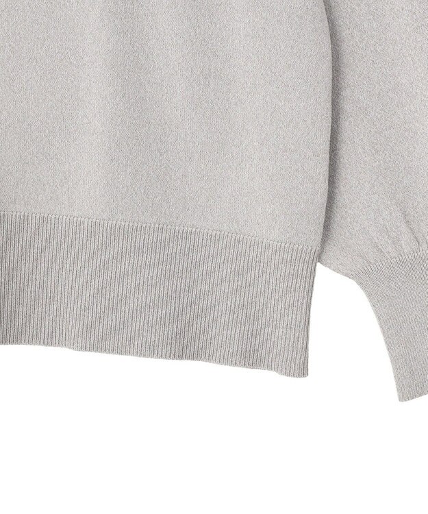 Green Parks ＶネックＺＩＰカーディガン Gray Mixture