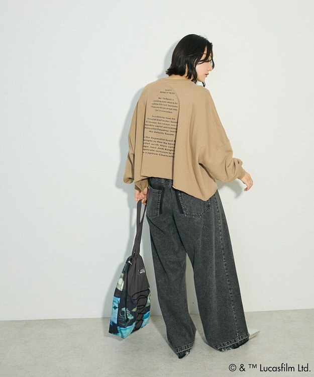 Green Parks ＳＴＡＲ　ＷＡＲＳ／メタルプリントスウェット Beige